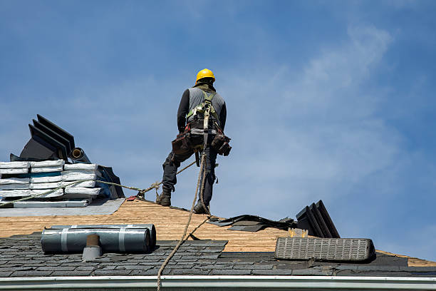 Professional Metal Roofing technician working in Stroh, IN